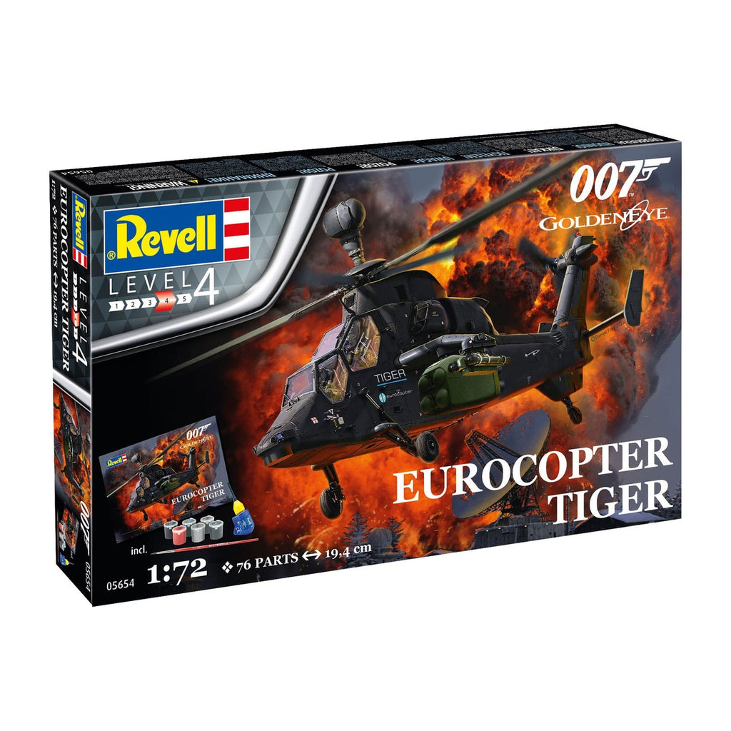 Produktbild James Bond Modellbyggsats Presentset 1/72 Eurocopter Tiger (GoldenEye)