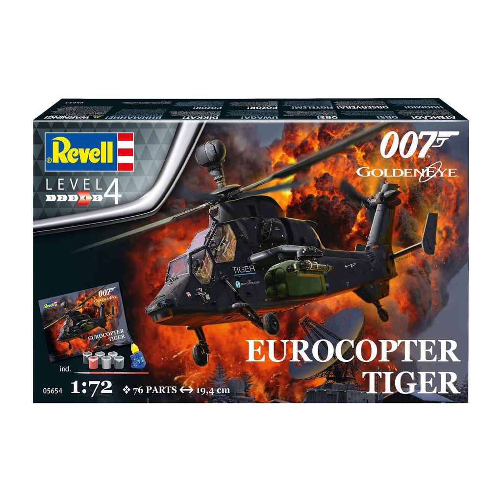 Produktbild James Bond Modellbyggsats Presentset 1/72 Eurocopter Tiger (GoldenEye)