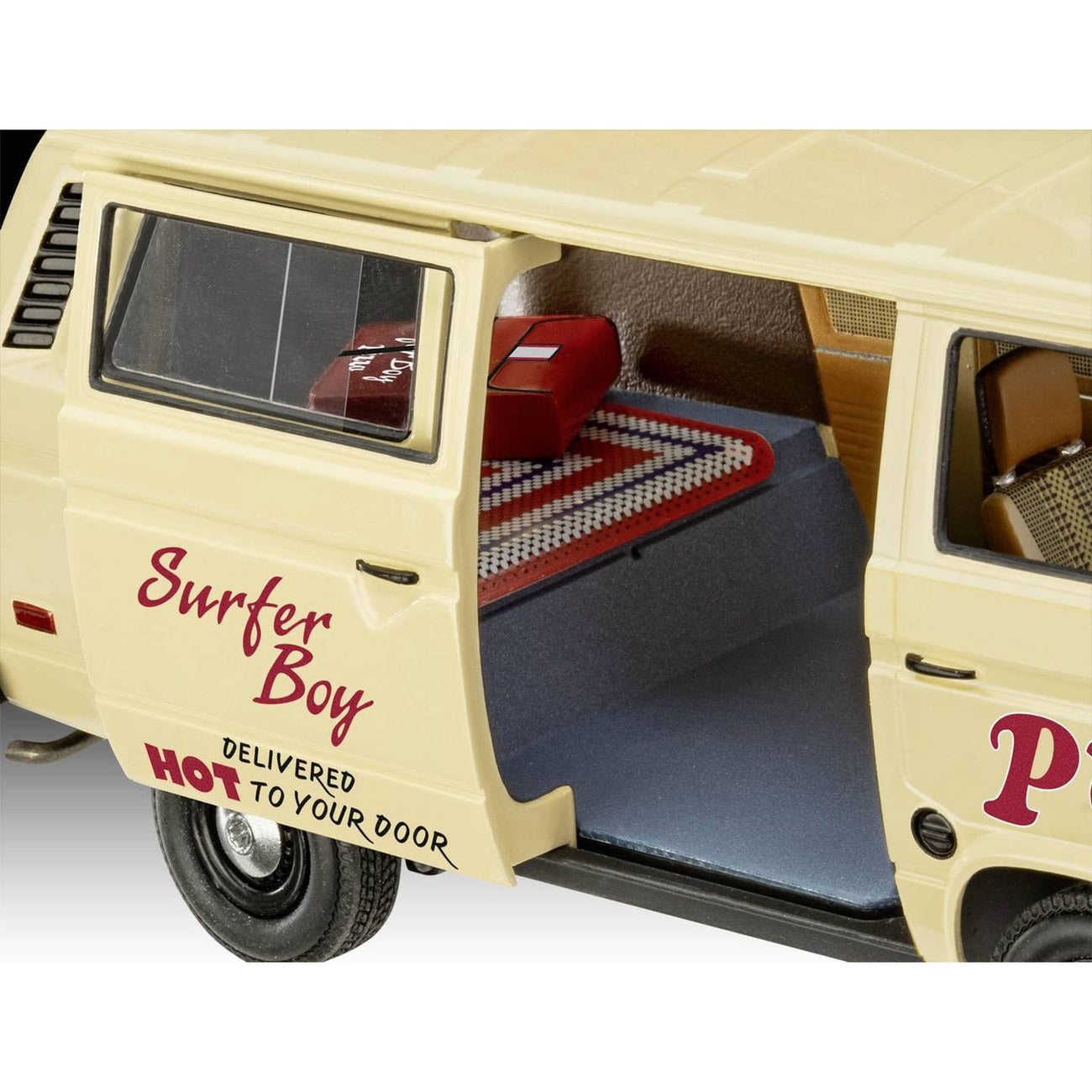 Produktbild Stranger Things Byggsats 1/25 VW T3 Buss Surfer Boy 19 cm