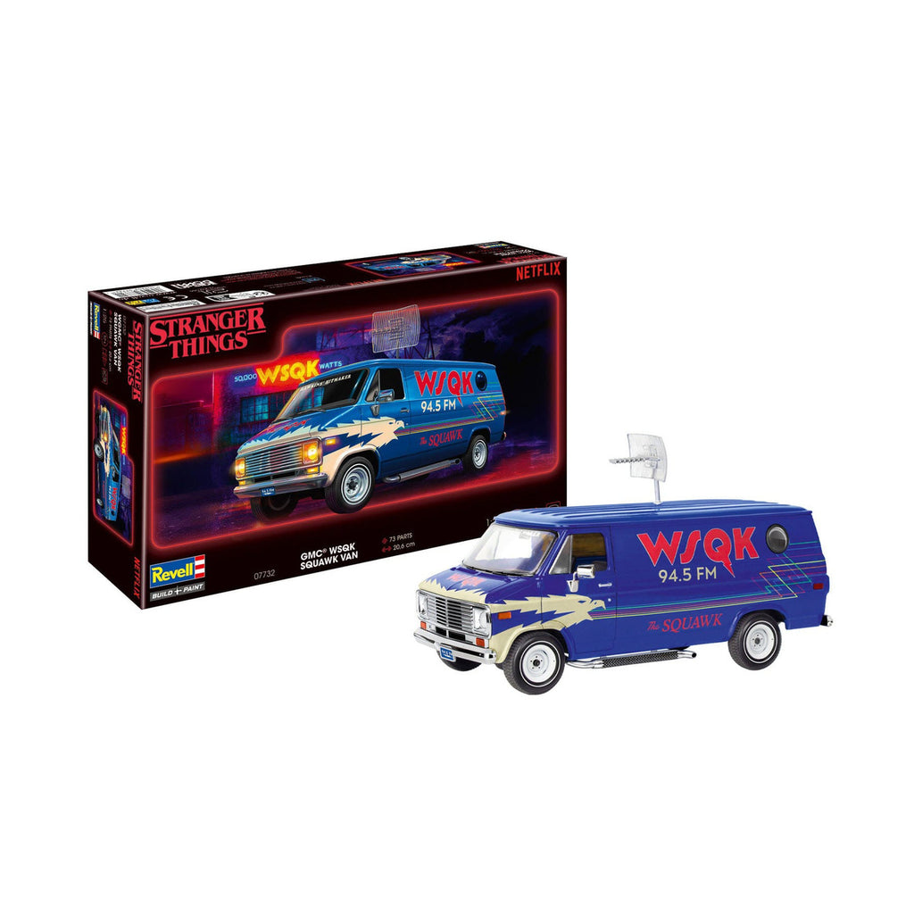 Produktbild Stranger Things Byggsats 1/25 Squawk Van 21 cm