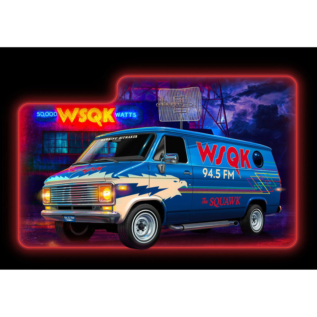 Produktbild Stranger Things Byggsats 1/25 Squawk Van 21 cm