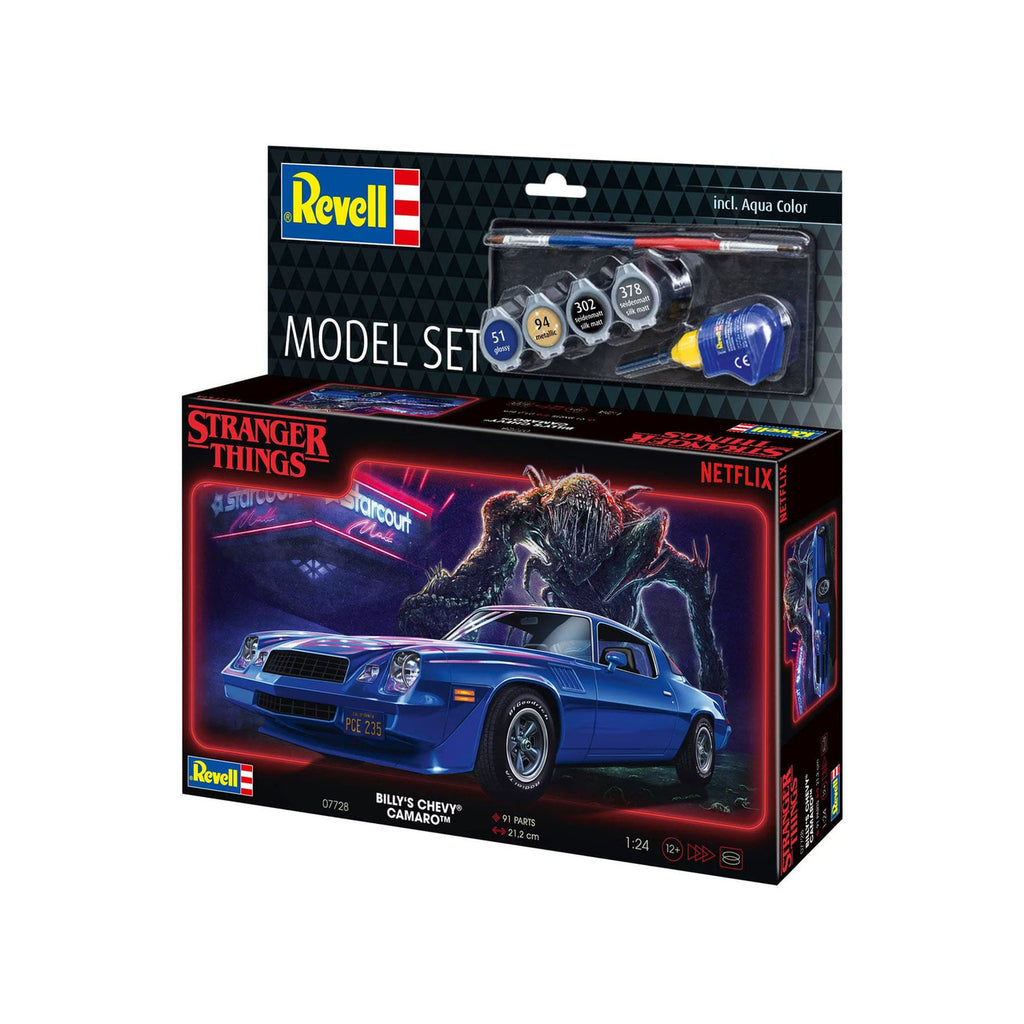 Product image Stranger Things Model Kit Set 1/25 Chevy Camaro Z/28 (Aqua Color) 19 cm