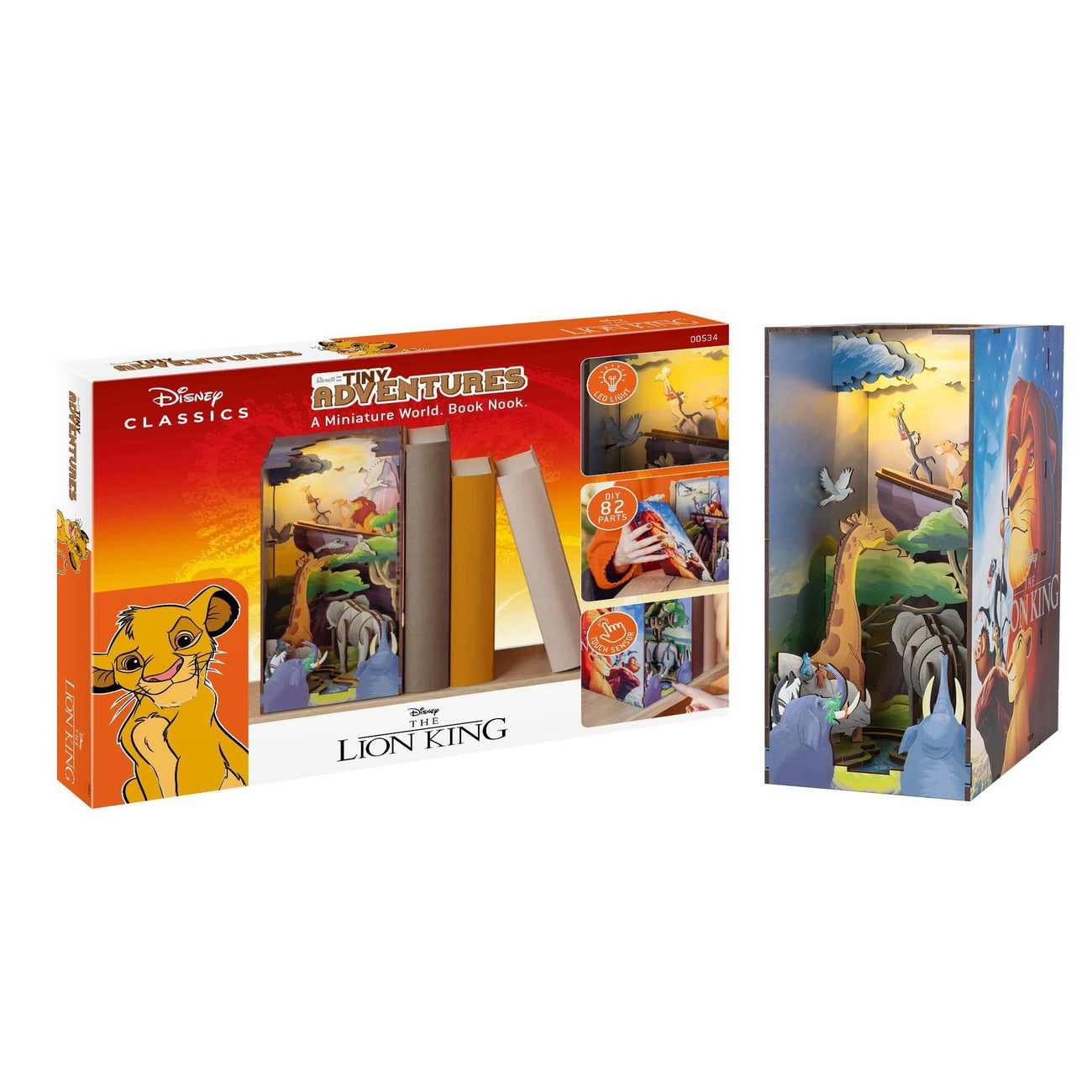 Produktbild Disney Tiny Adventures Book Nook mini-diorama Lejonkungen 23 cm