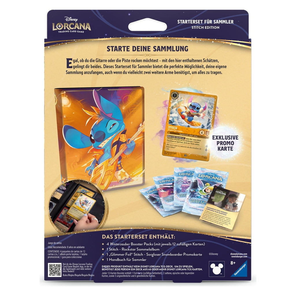 Produktbild Disney Lorcana TCG Startset för samlare Stitch Edition *Tysk utgåva*