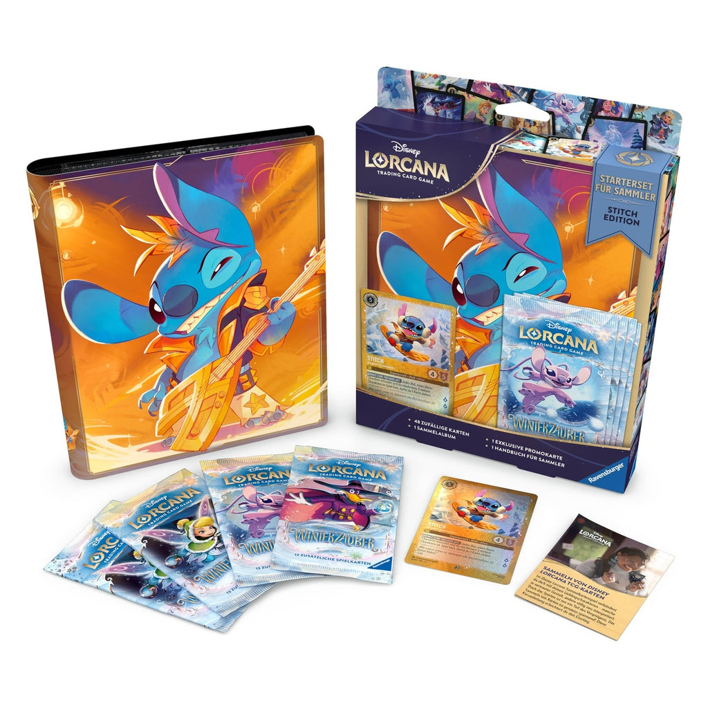 Produktbild Disney Lorcana TCG Startset för samlare Stitch Edition *Tysk utgåva*