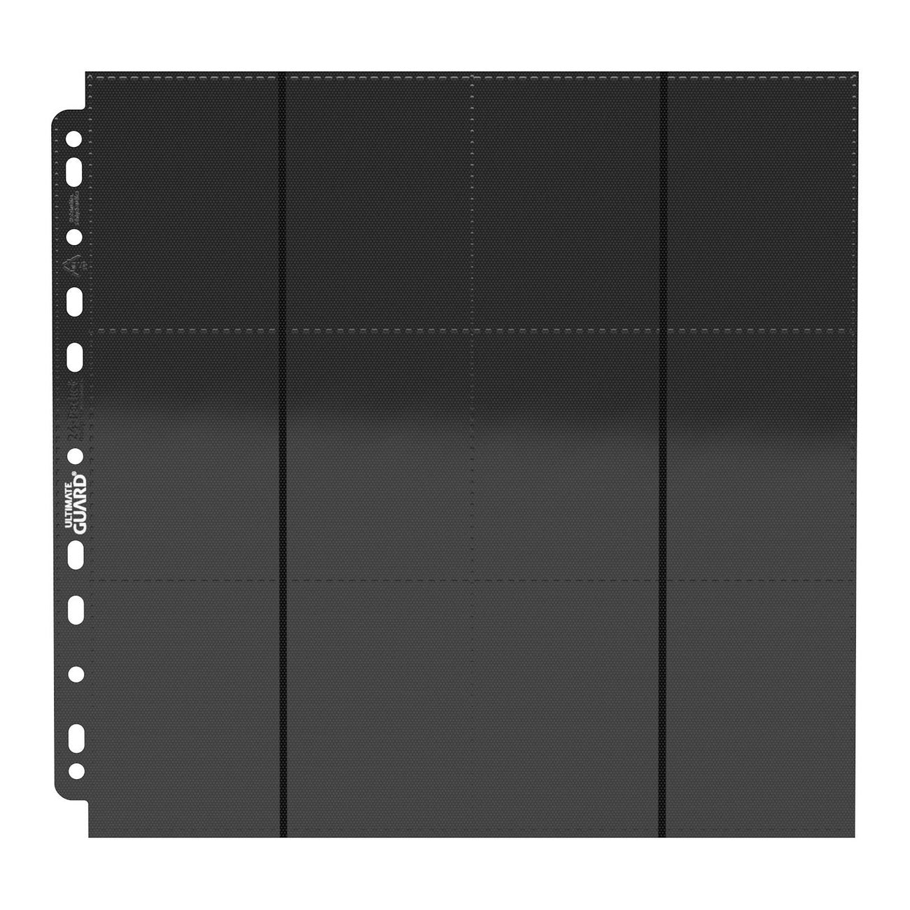 Produktbild Ultimate Guard 24-fickors QuadRow-sidor Side-Loading (10) - Svart