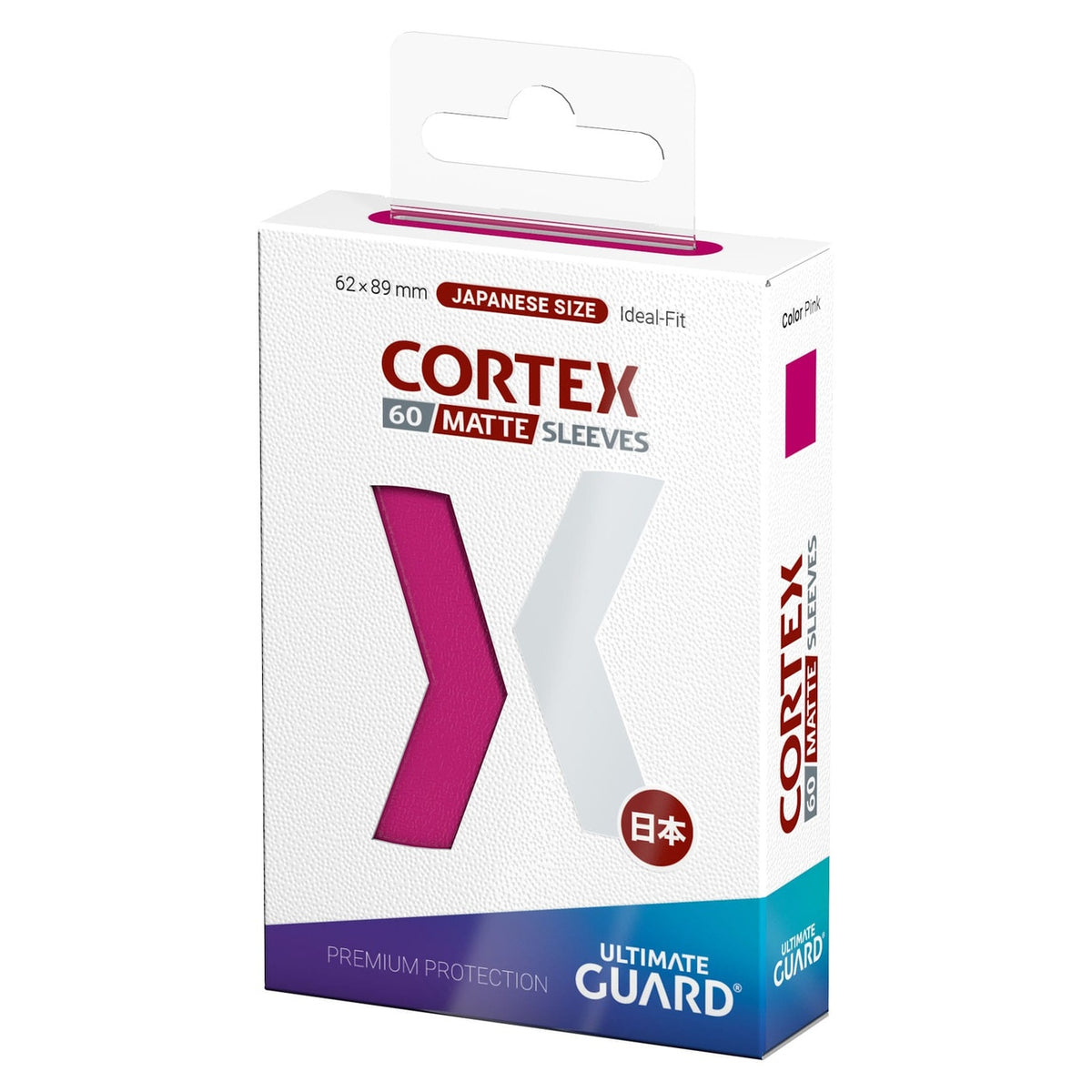 Produktbild Ultimate Guard Cortex Sleeves Matta Japanese Size (60) - Rosa