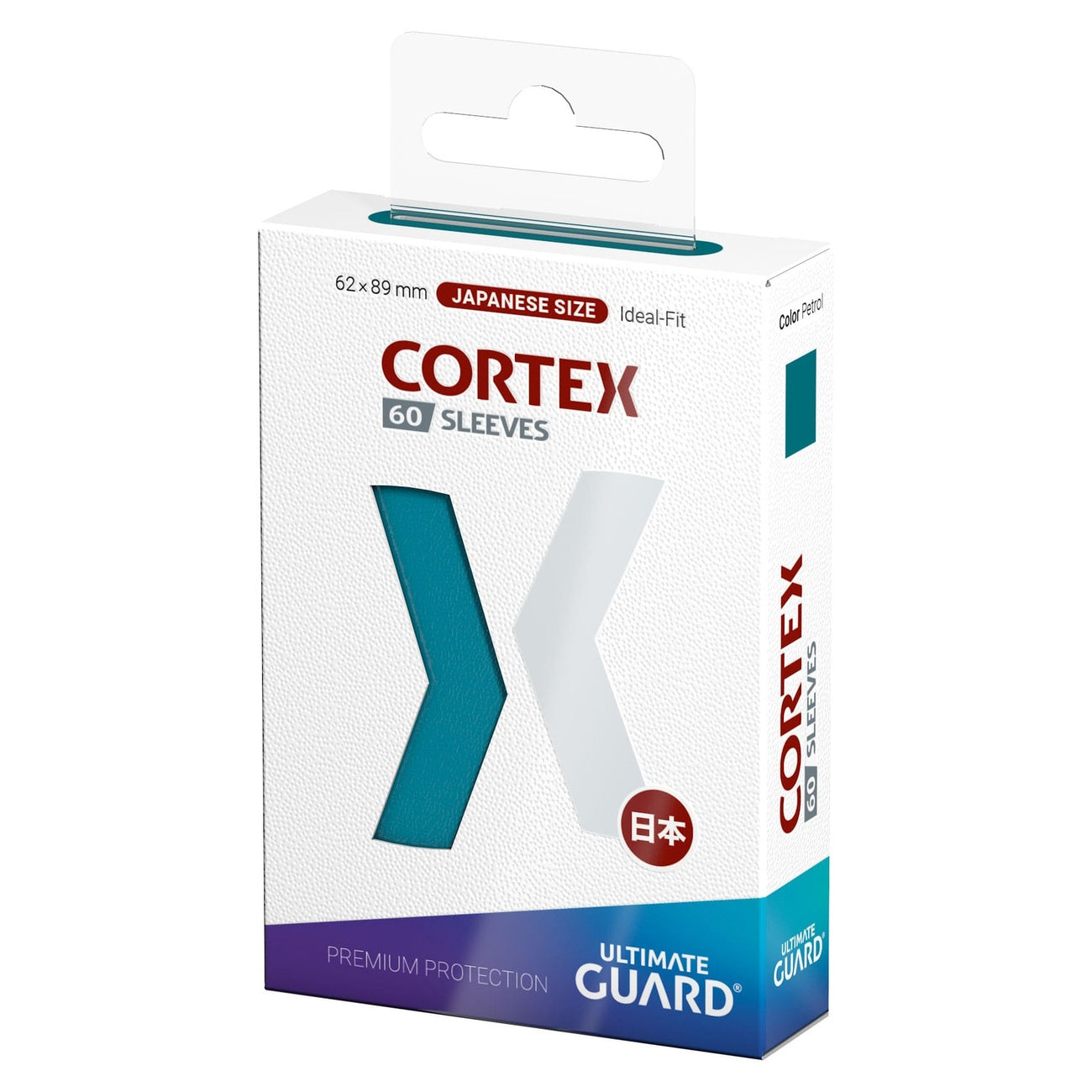 Produktbild Ultimate Guard Cortex Sleeves japansk storlek (60) - Petrol