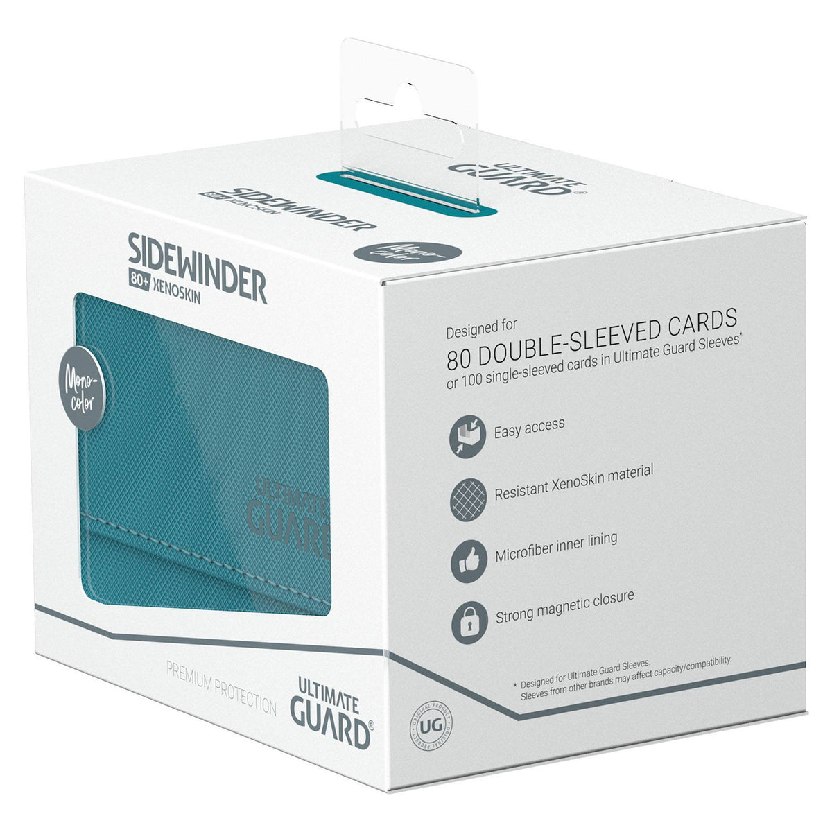 Produktbild Ultimate Guard Sidewinder 80+ Xenoskin – Petrol