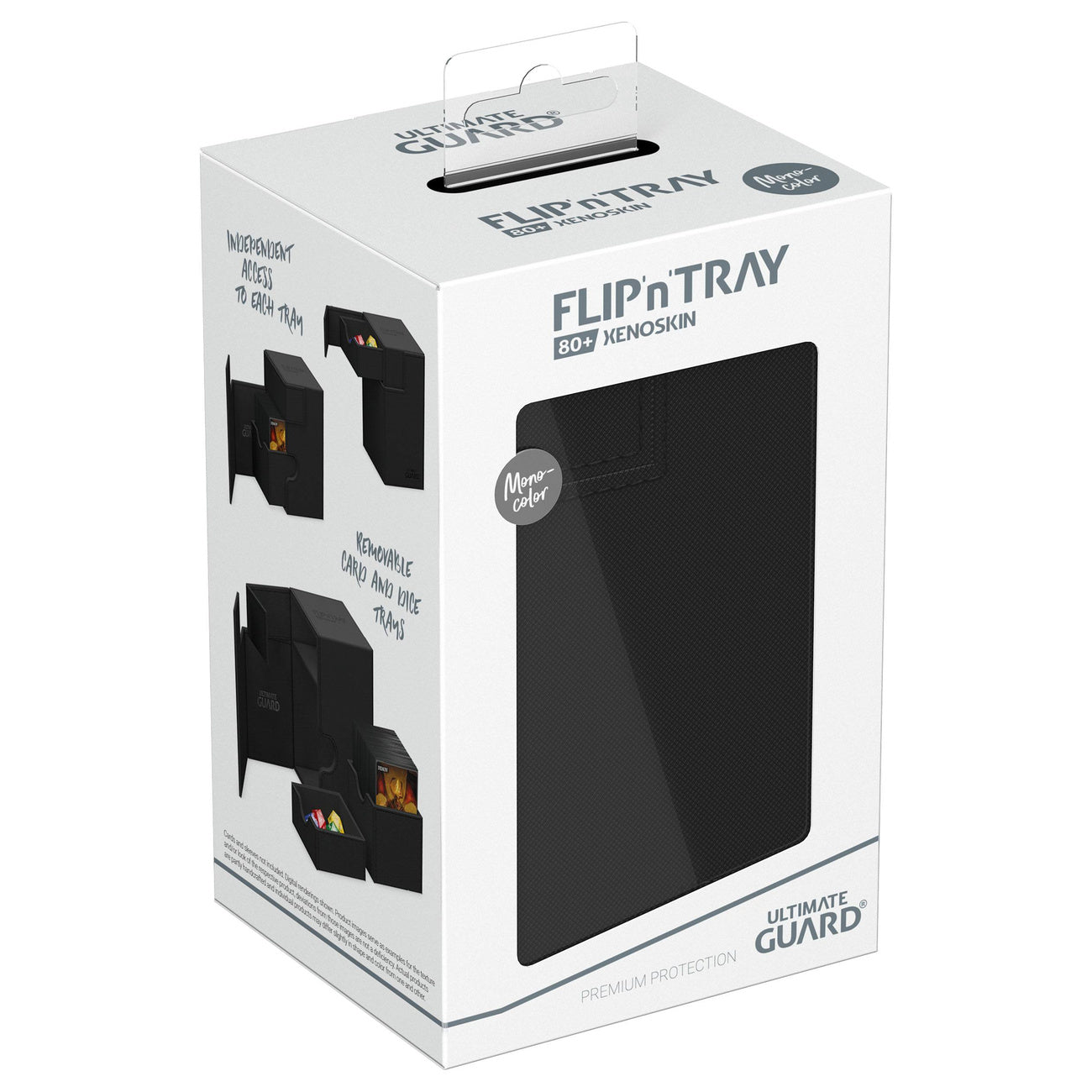 Produktbild Ultimate Guard Flip'n'Tray 80+ Xenoskin - Svart