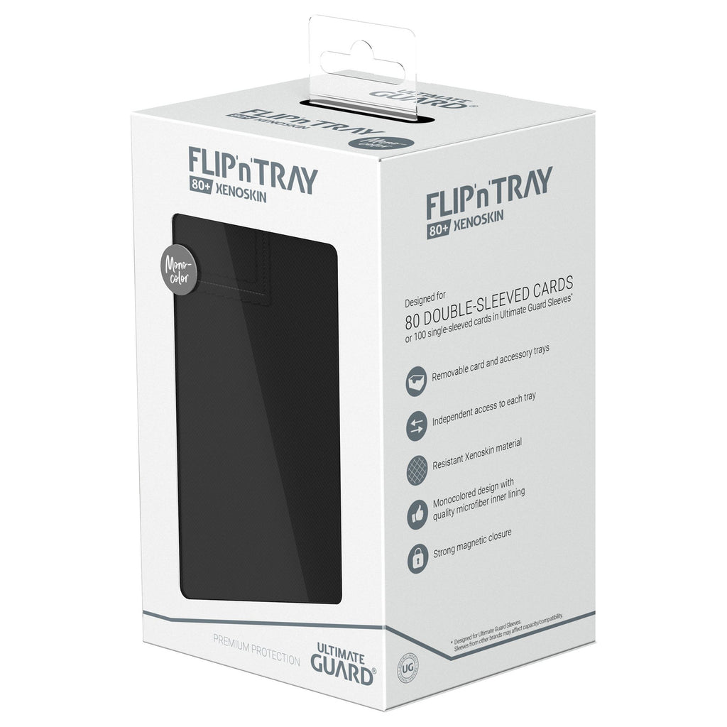 Produktbild Ultimate Guard Flip'n'Tray 80+ Xenoskin - Svart