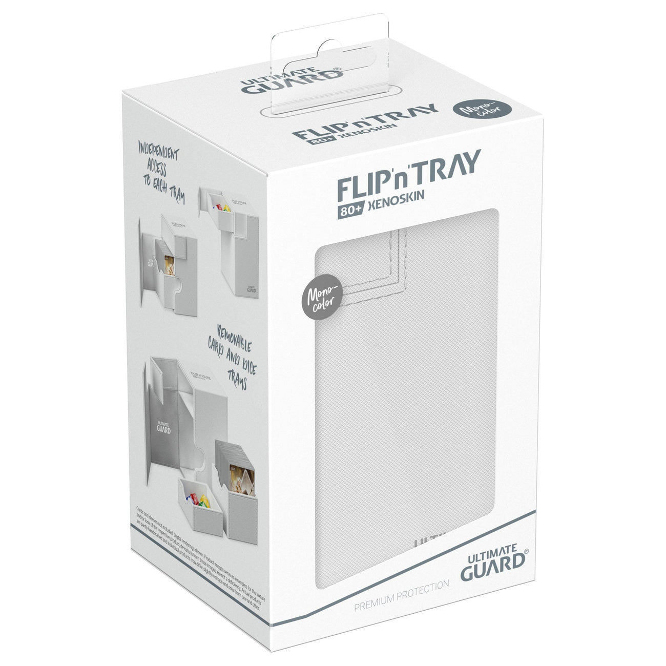 Produktbild Ultimate Guard Flip'n'Tray 80+ Xenoskin - Vit