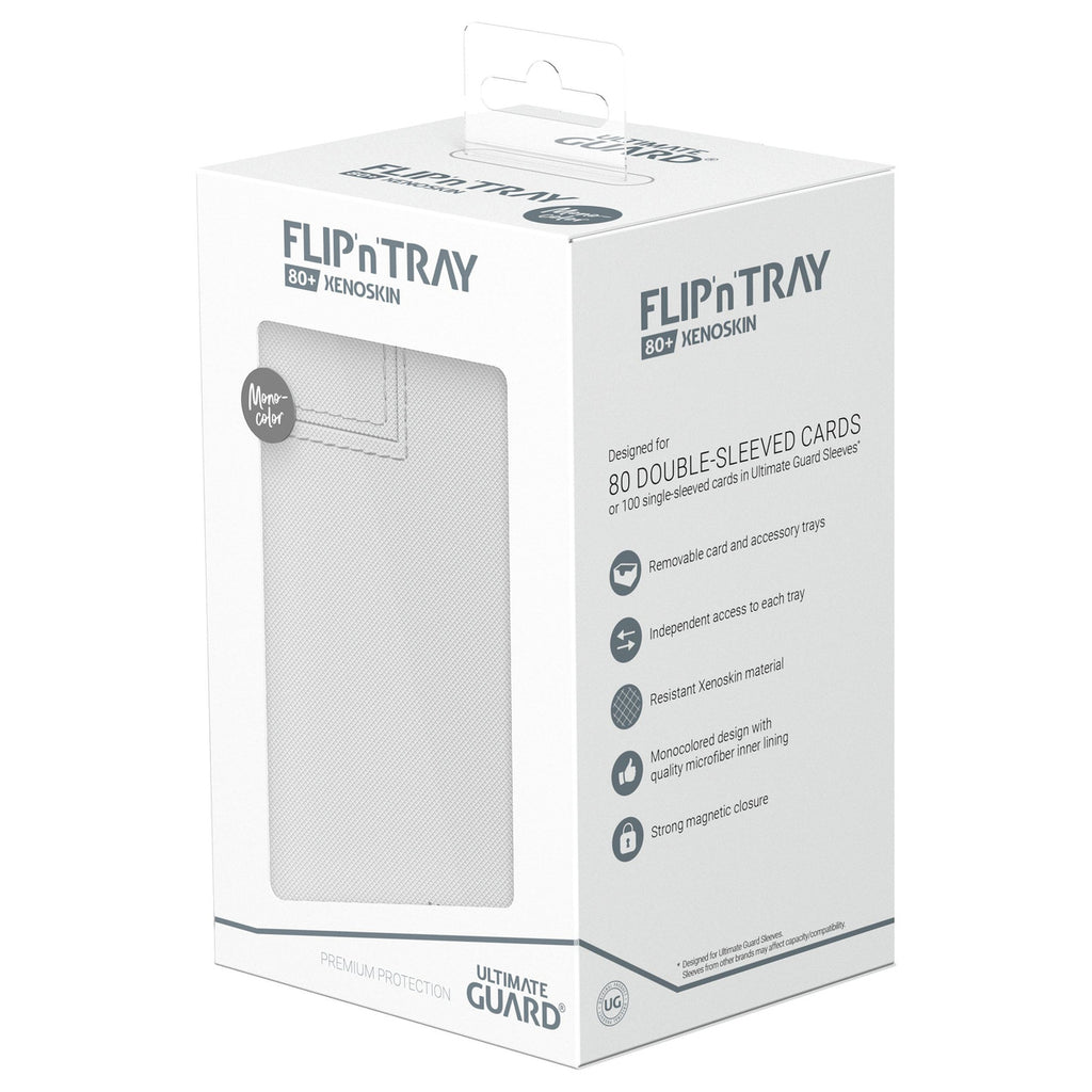 Produktbild Ultimate Guard Flip'n'Tray 80+ Xenoskin - Vit