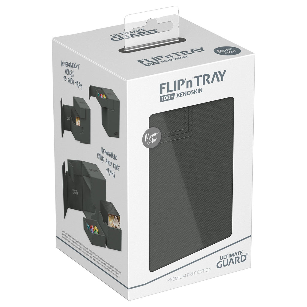 Produktbild Ultimate Guard Flip'n'Tray 100+ Xenoskin - Grå