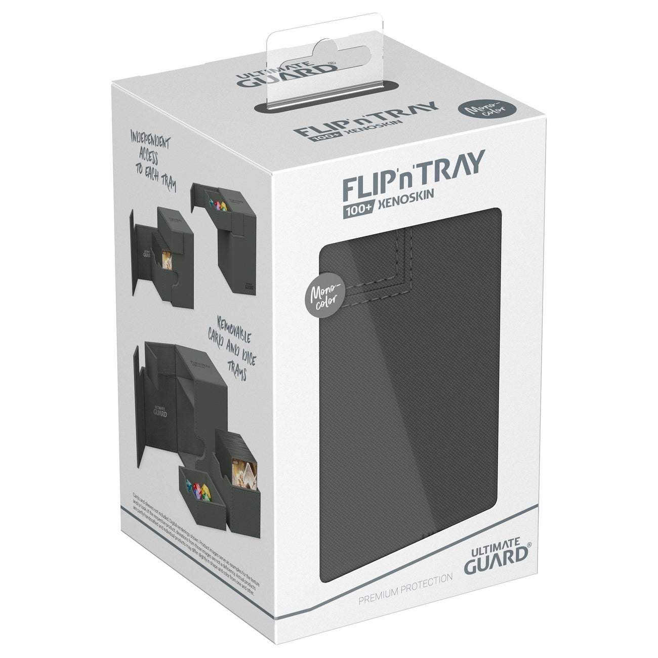 Produktbild Ultimate Guard Flip'n'Tray 100+ Xenoskin - Grå