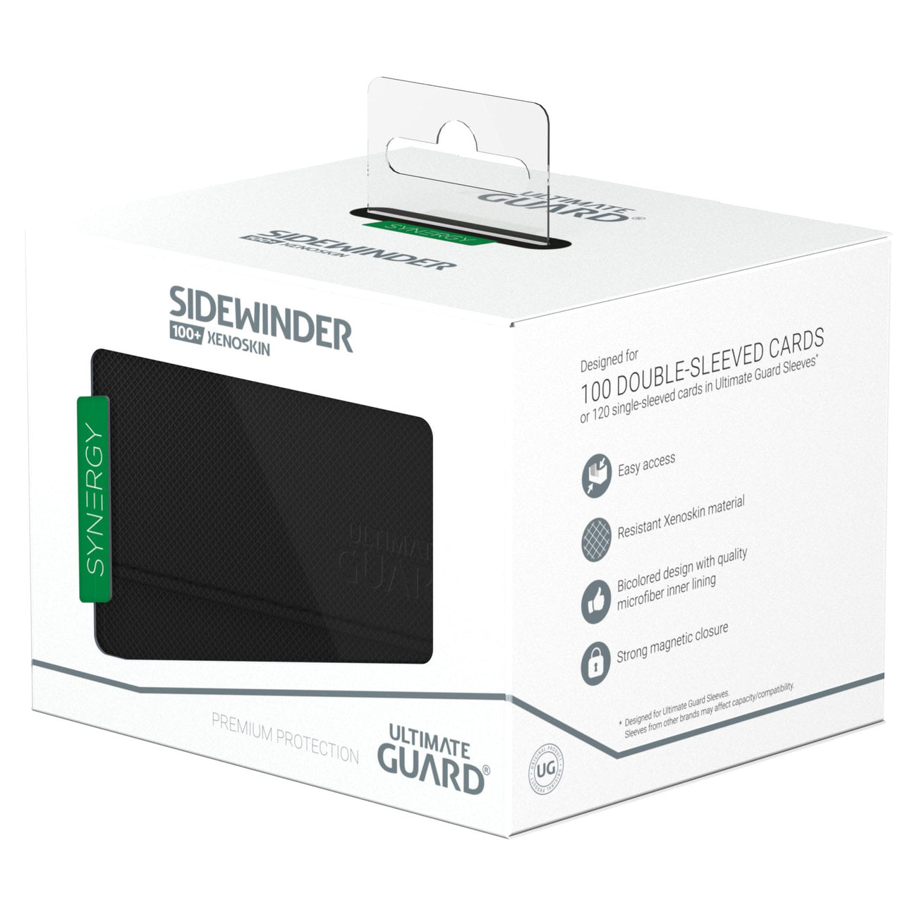 Produktbild Ultimate Guard Sidewinder 100+ Xenoskin Synergy - Svart/Grön
