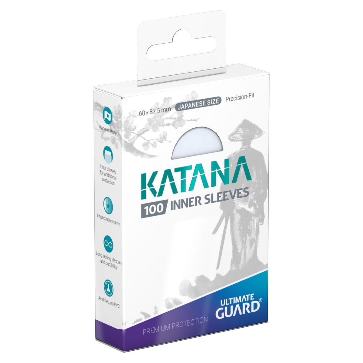 Produktbild Ultimate Guard Katana Inner Sleeves japansk storlek (100)