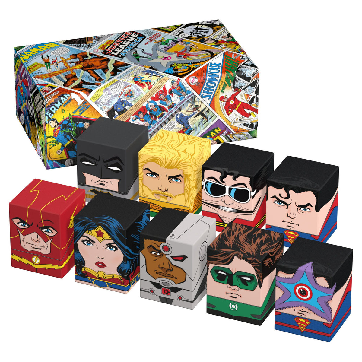 Produktbild Squaroes Collectors Case 800 DC Justice League™ – Vintage Comics