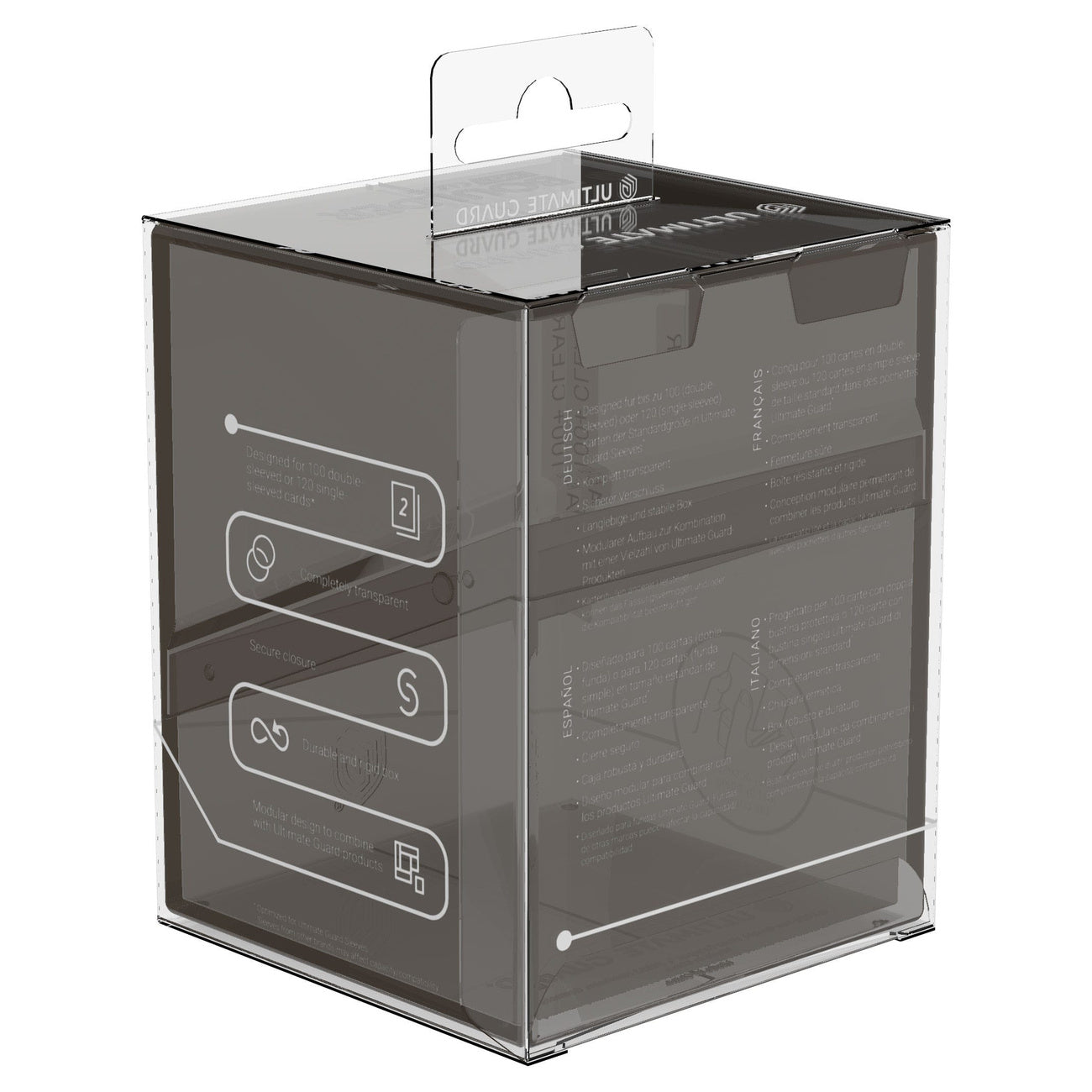 Produktbild Ultimate Guard Boulder 100+ Clear - Onyx