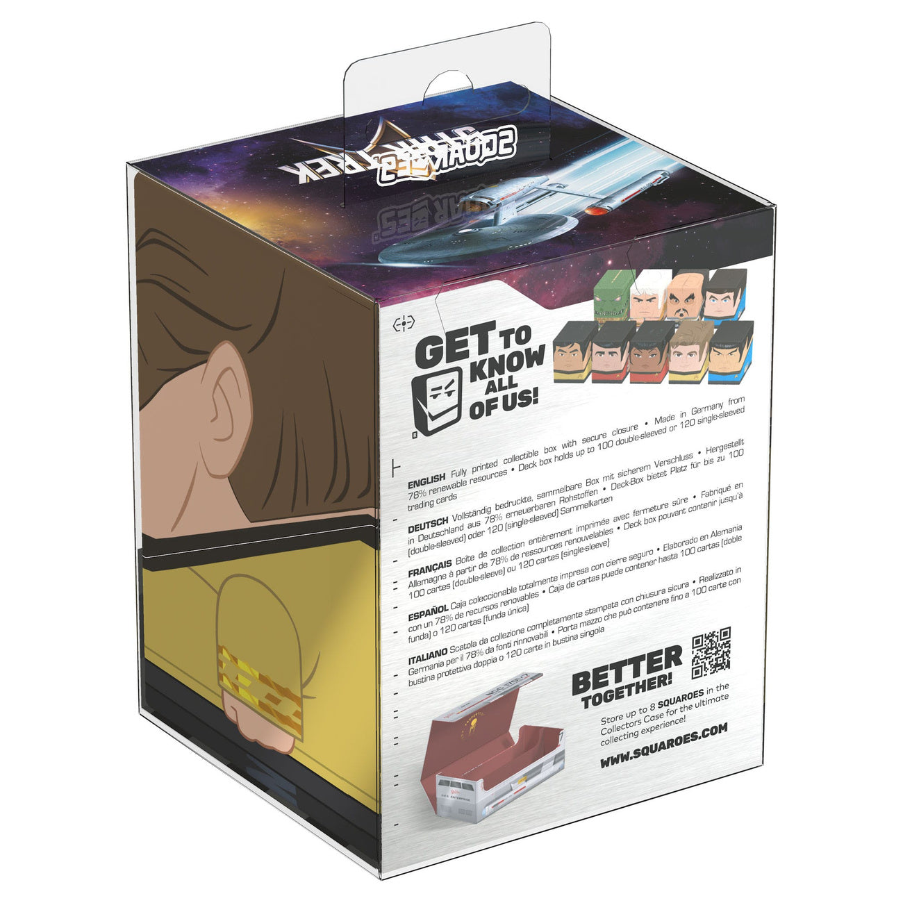 Produktbild Squaroes Squaroe Star Trek: The Original Series ST010 – Kapten Kirk