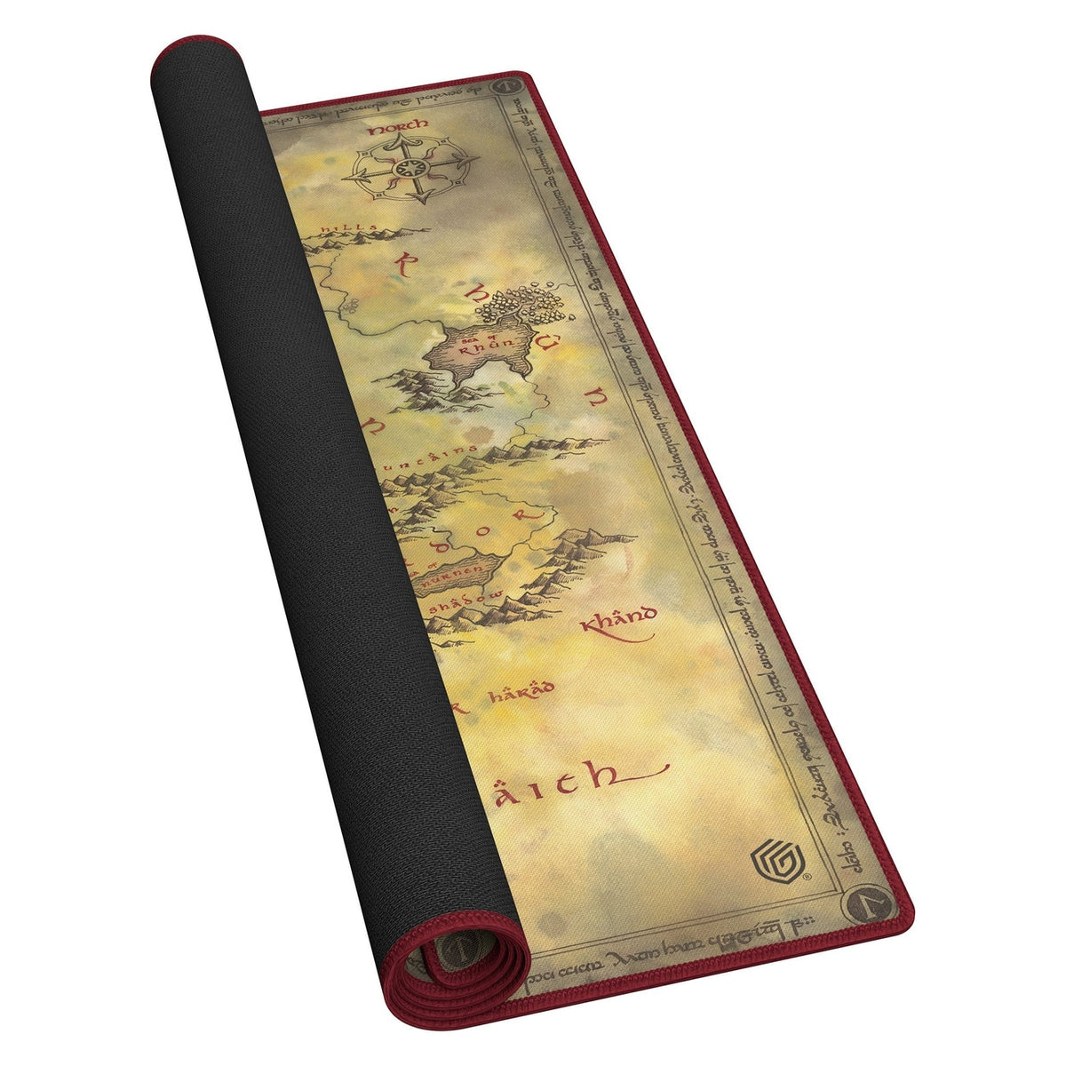 Produktbild Ultimate Guard Spellmatta Oversized 61 x 61 cm Sagan om Ringen™ ”Platser i Midgård”