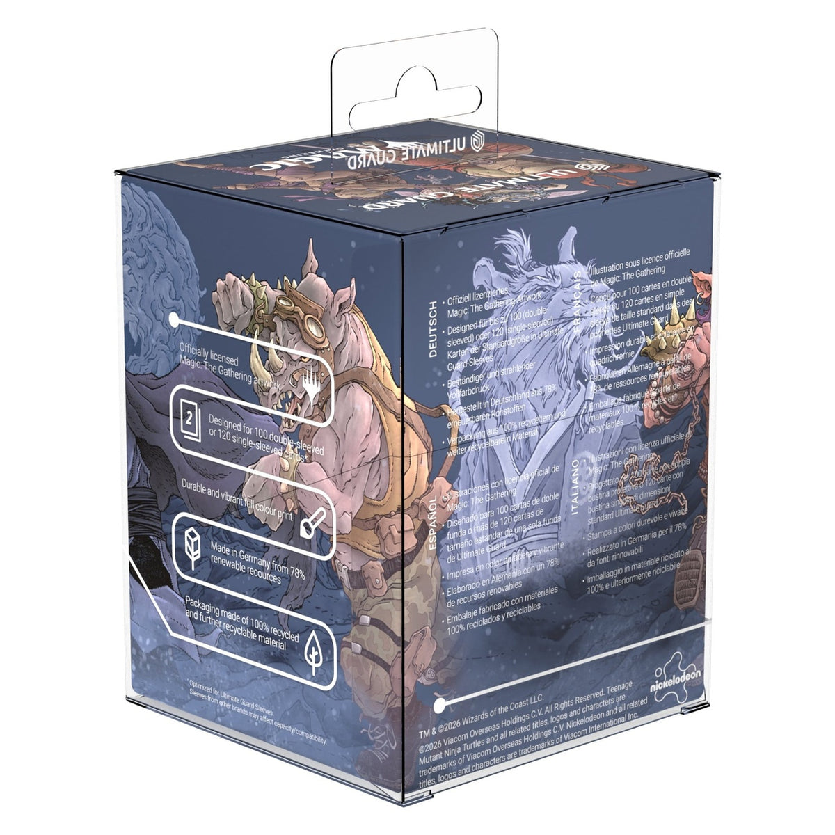 Produktbild Ultimate Guard RTE Boulder 100+ Magic: The Gathering | Teenage Mutant Ninja Turtles – Technodrome-striden