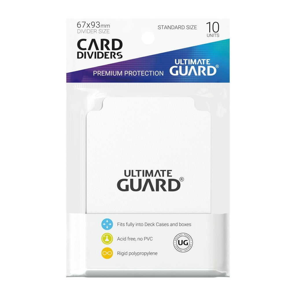 Produktbild Ultimate Guard Kortavdelare Standardstorlek (10) – Vit