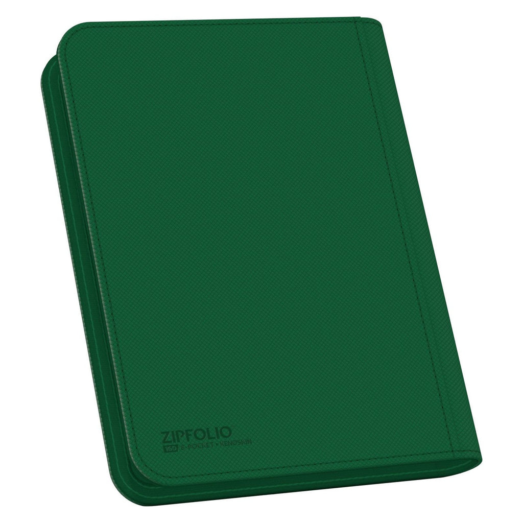 Produktbild Ultimate Guard Zipfolio 160 8-Pocket Xenoskin - Grön