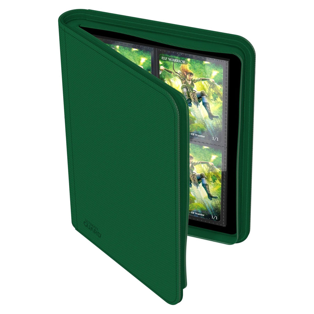 Produktbild Ultimate Guard Zipfolio 160 8-Pocket Xenoskin - Grön