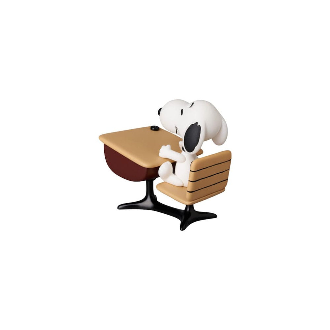 Produktbild Peanuts UDF Serie 18 Minifigur Snoopy med skrivbord 9 cm