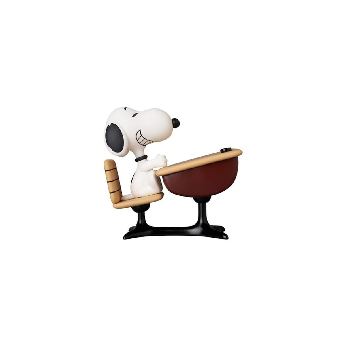 Produktbild Peanuts UDF Serie 18 Minifigur Snoopy med skrivbord 9 cm