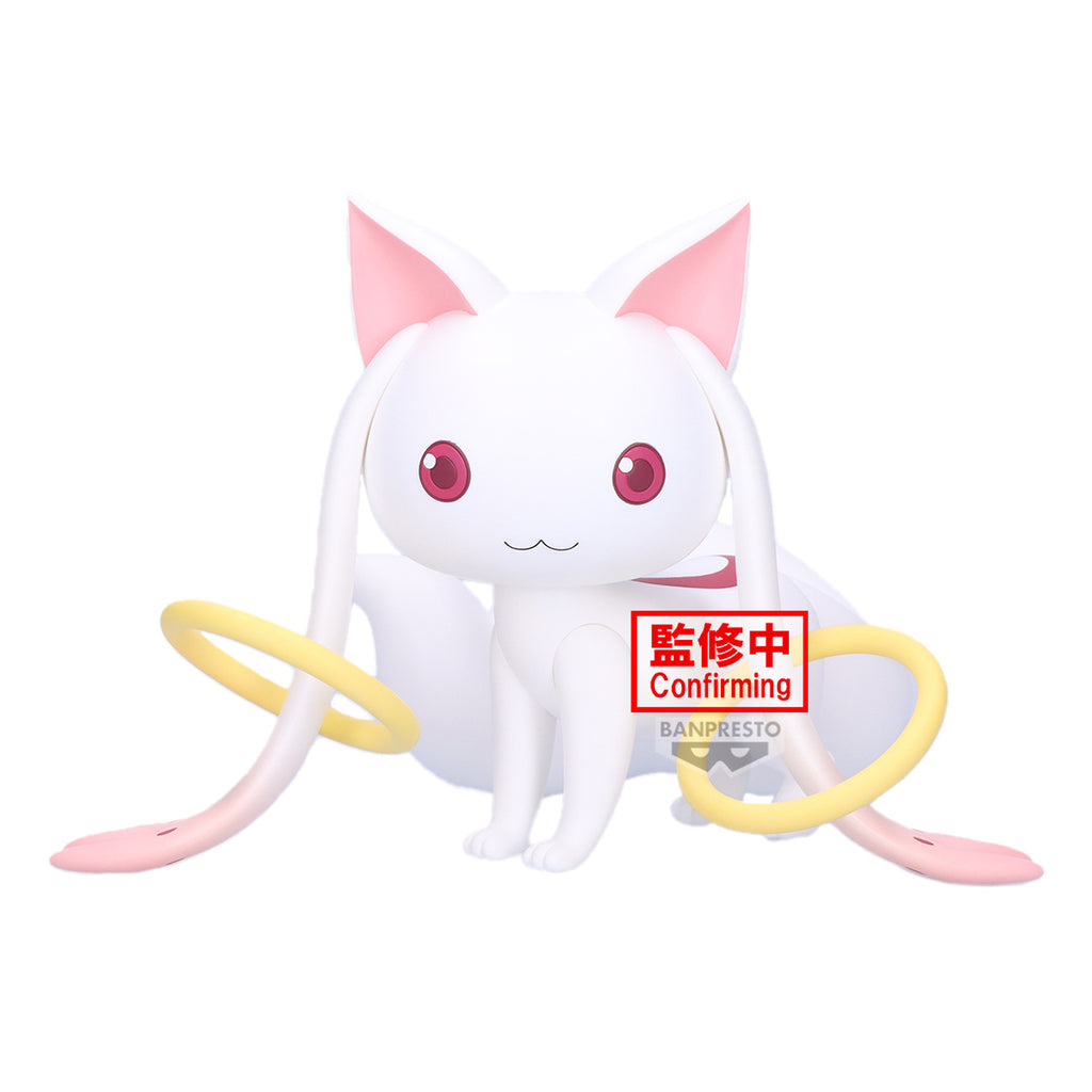 Produktbild Puella Magi Madoka Magica - Kyubey Fluffy Puffy Stor Figur