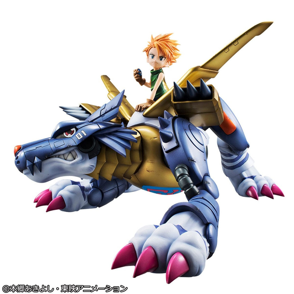 Produktbild Digimon Adventure Precious G.E.M. Series PVC-staty Metal Garurumon & Ishida Yamato 30 cm