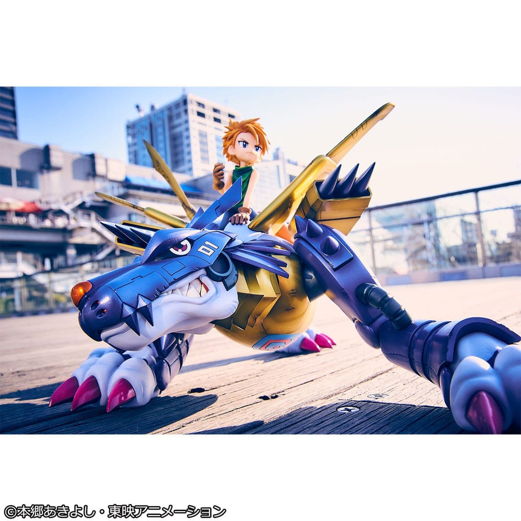Produktbild Digimon Adventure Precious G.E.M. Series PVC-staty Metal Garurumon & Ishida Yamato 30 cm