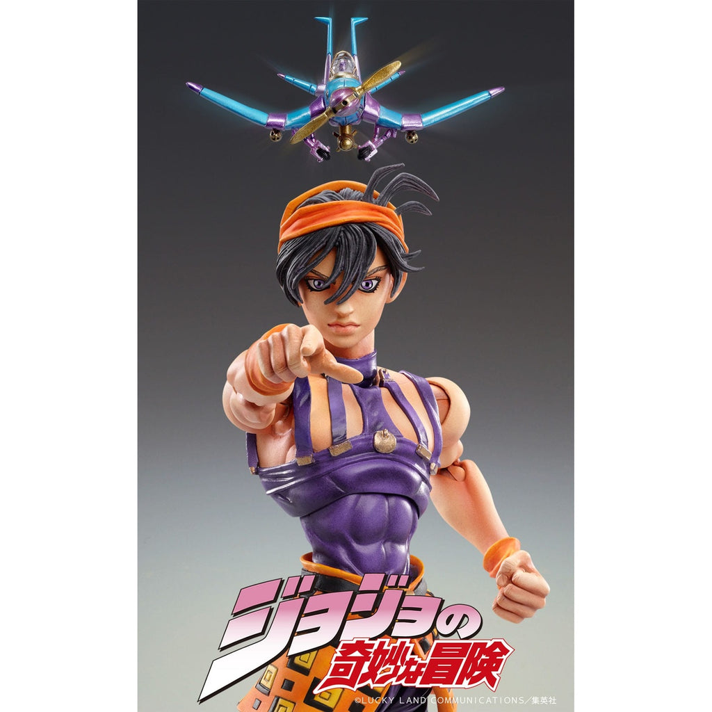 Produktbild JoJo's Bizarre Adventure Del 5: Golden Wind Chozokado Narancia Ghirga & Aerosmith Actionfigur 15 cm