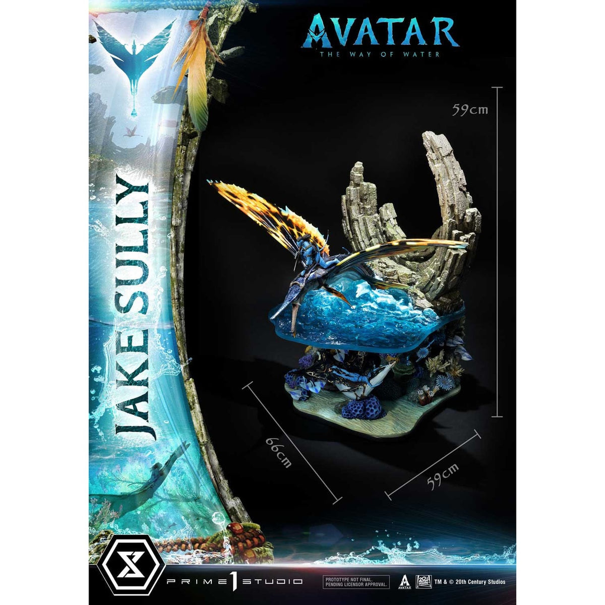 Produktbild Avatar: The Way of Water Staty Jake Sully Bonus Version 59 cm