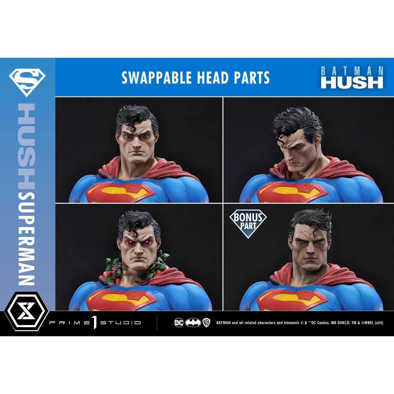 Produktbild DC Comics Premium Masterline Series Statue 1/4 Batman: Hush (Serie) Superman Bonus Version 77 cm