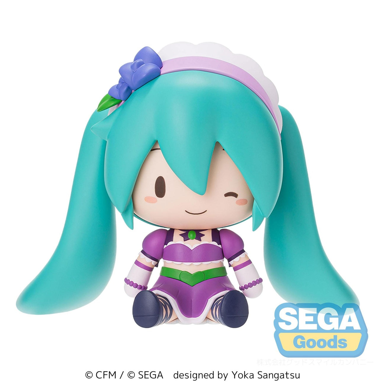 Produktbild Character Vocal Series 01: Hatsune Miku Fuwa Petit chibi-figur Hatsune Miku x Love and Berry Dress Up and Dance! Sparkly