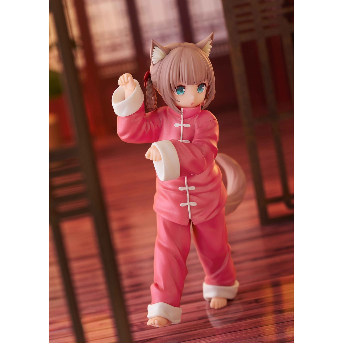 Produktbild My Cat Is a Kawaii Girl Palette Dress-Up Collection Staty Kinako Nyang fu Ver. 15 cm