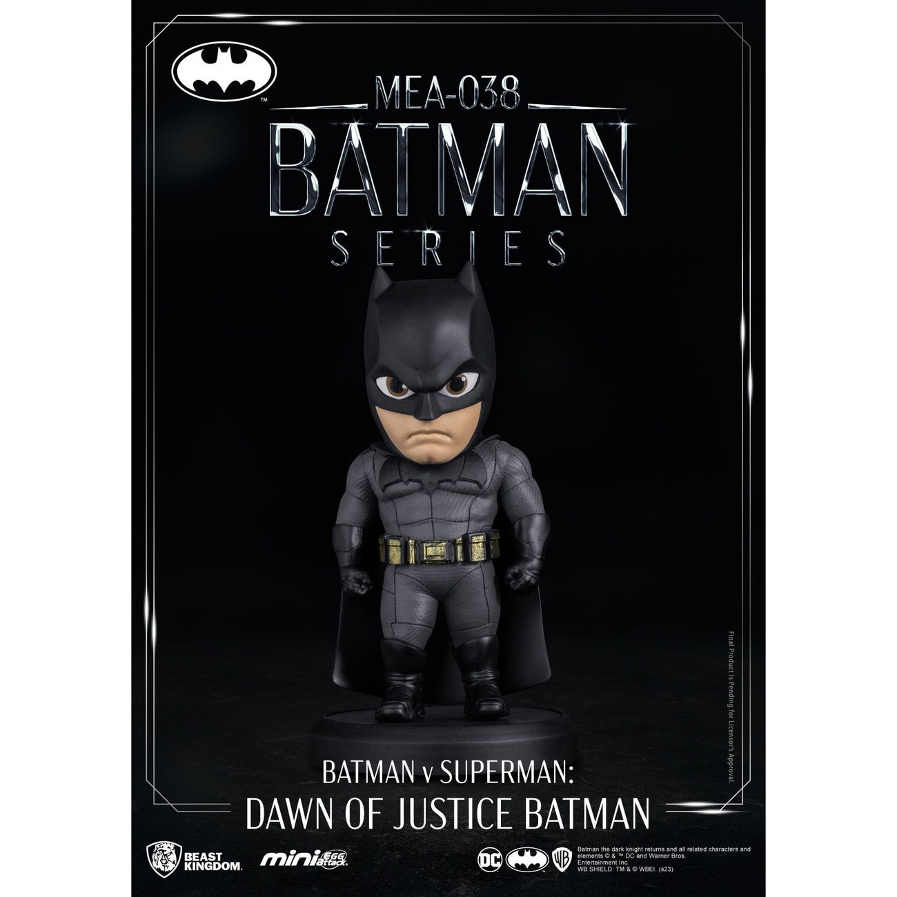 Produktbild DC Comics Mini Egg Attack-figur Batman v Superman: Dawn of Justice Batman 8 cm