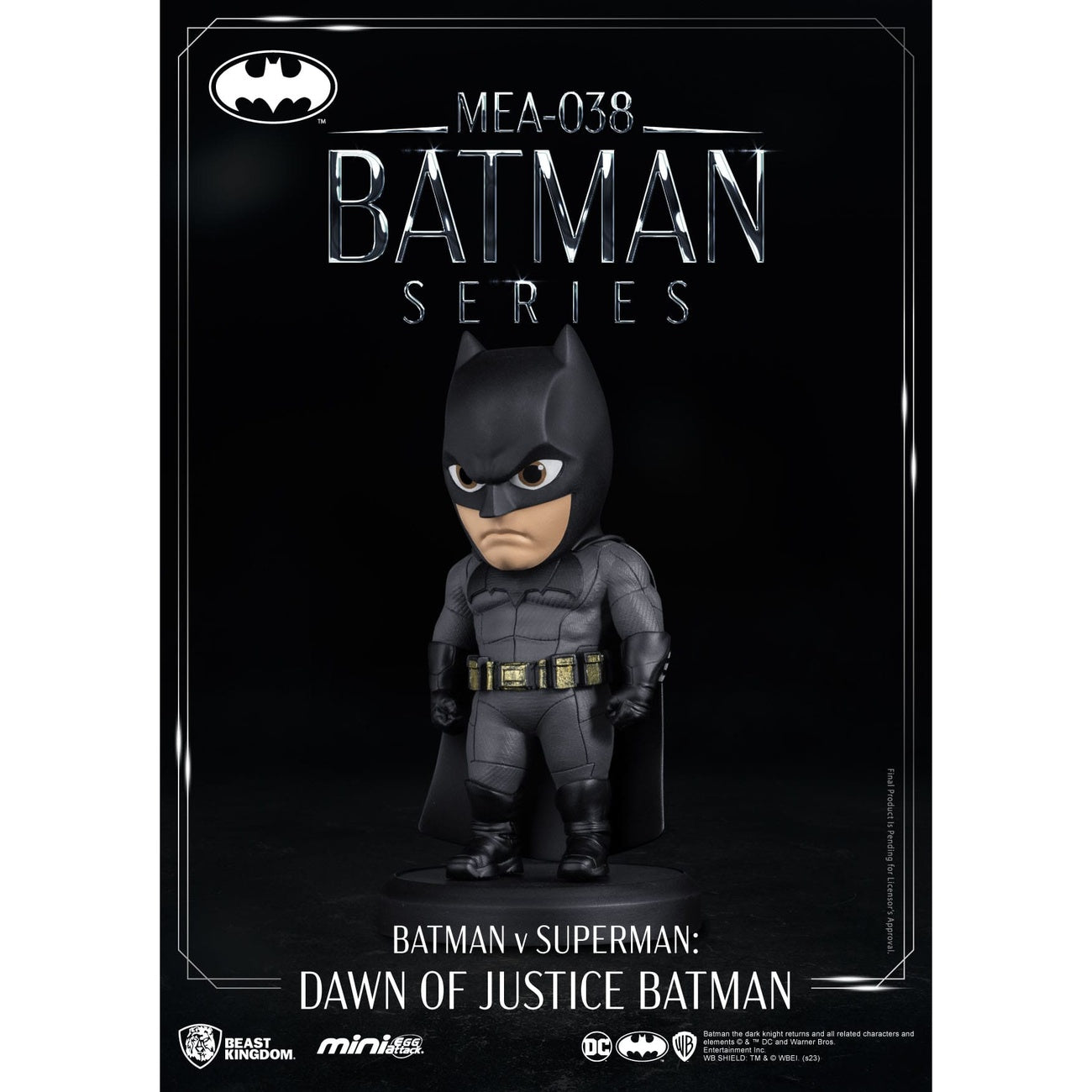Produktbild DC Comics Mini Egg Attack-figur Batman v Superman: Dawn of Justice Batman 8 cm