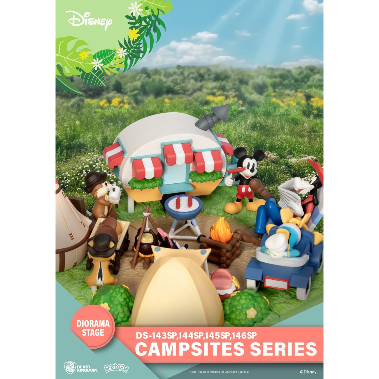 Produktbild Disney D-Stage Campsite Series PVC-diorama Piff & Puff Special Edition 10 cm