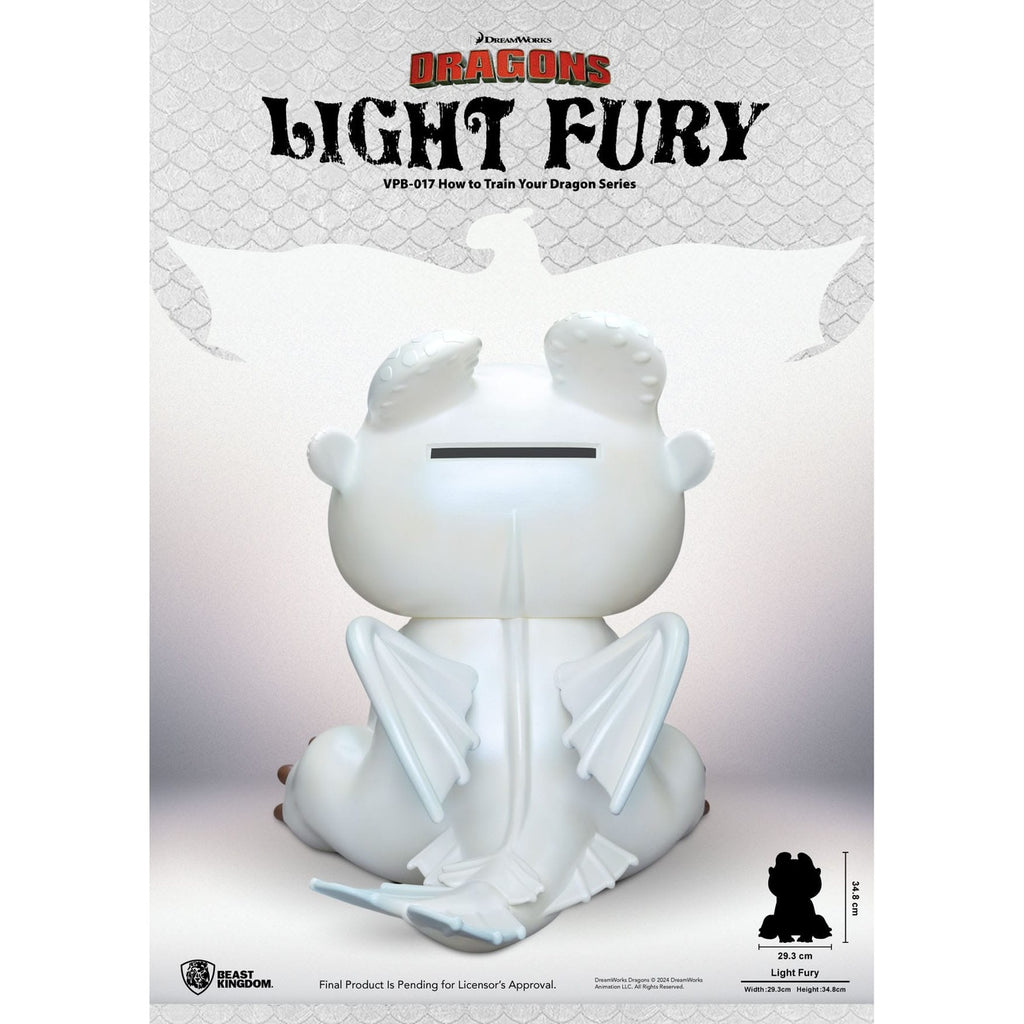 Produktbild Draktränaren Funktionell Figur Sparbössa Light Fury 35 cm