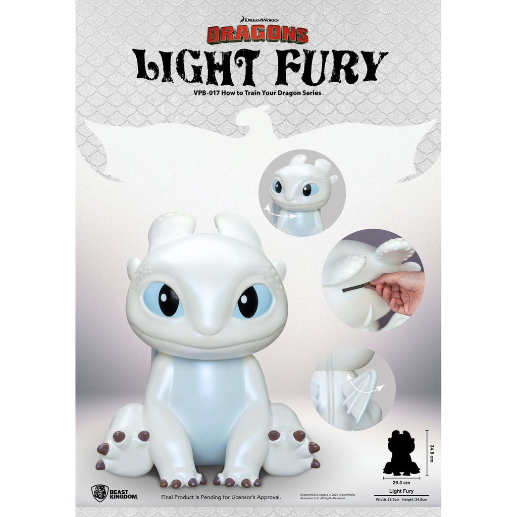 Produktbild Draktränaren Funktionell Figur Sparbössa Light Fury 35 cm