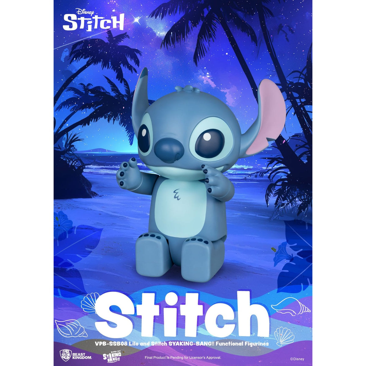 Produktbild Lilo & Stitch Syaking Bang vinylsparbössa Stitch 30 cm