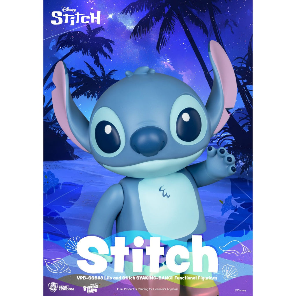 Produktbild Lilo & Stitch Syaking Bang vinylsparbössa Stitch 30 cm