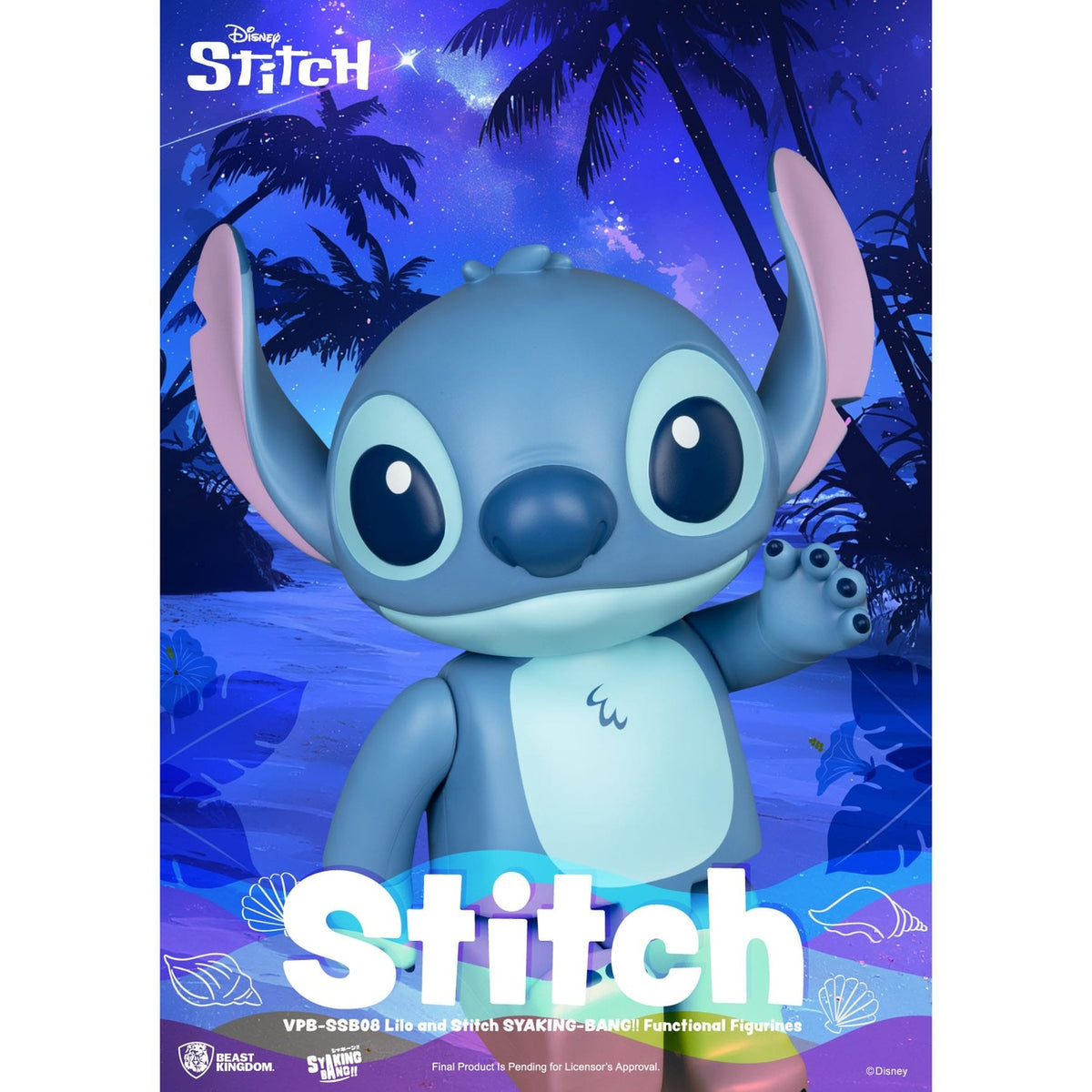 Produktbild Lilo & Stitch Syaking Bang vinylsparbössa Stitch 30 cm