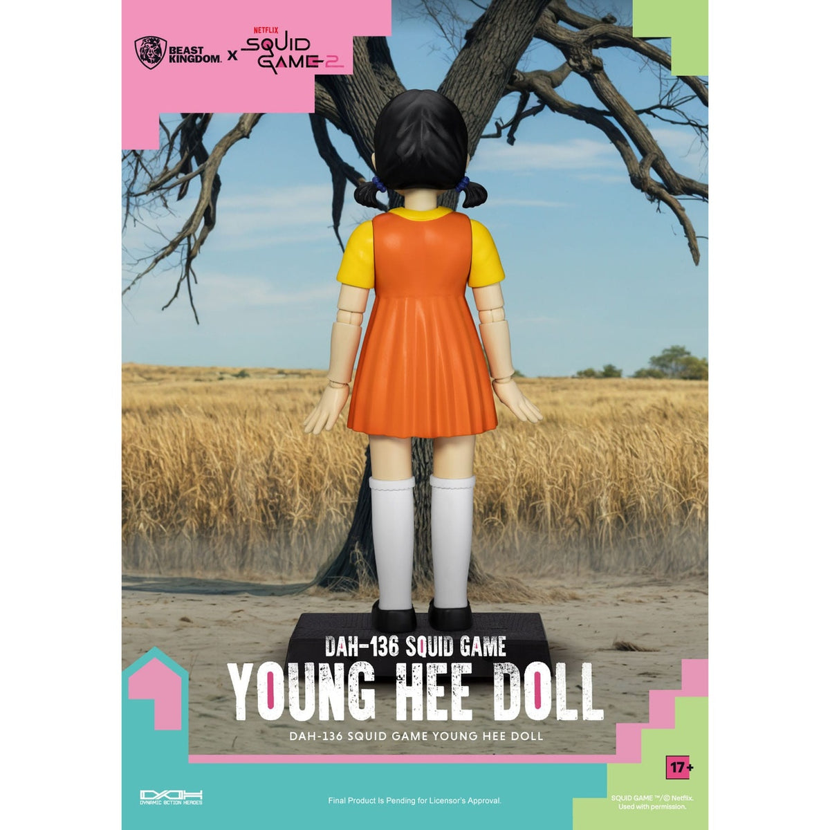 Produktbild Squid Game actionfigur med ljud Young Hee Doll 30 cm