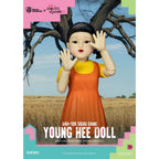 Produktbild Squid Game actionfigur med ljud Young Hee Doll 30 cm