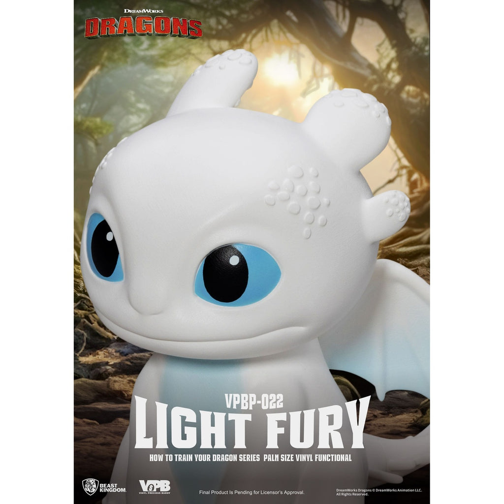 Produktbild Draktränaren Piggy Sparbössa i vinyl Light Fury 12 cm